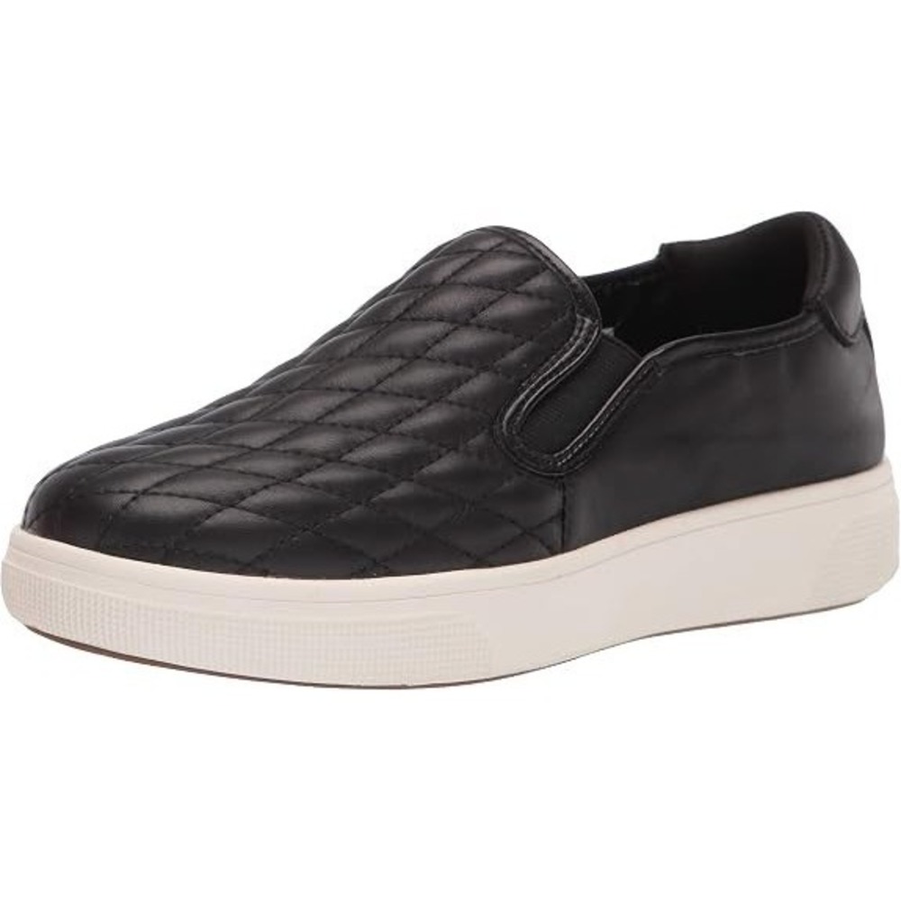 Propet Women's Karly Slip On Leather Sneakers Black Size 6 1/2 NEW